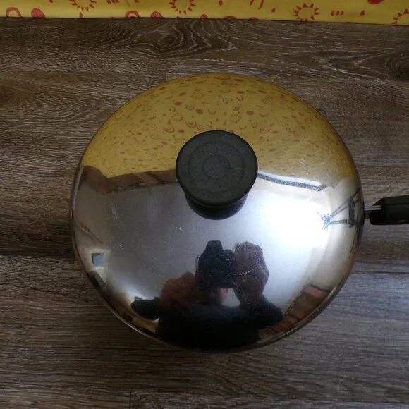 REVERE WARE Vintage 2 Qt Stainless Saucepan Copper Bottom - Picture 8 of 13